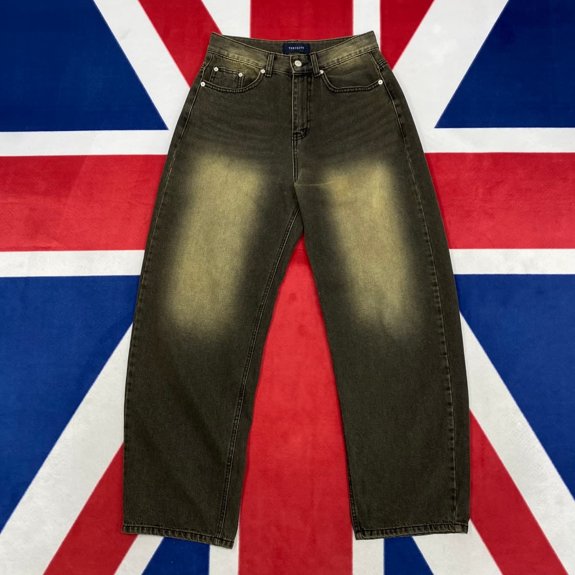 빈티지 와이드 워싱데님팬츠 S  상품이미지1