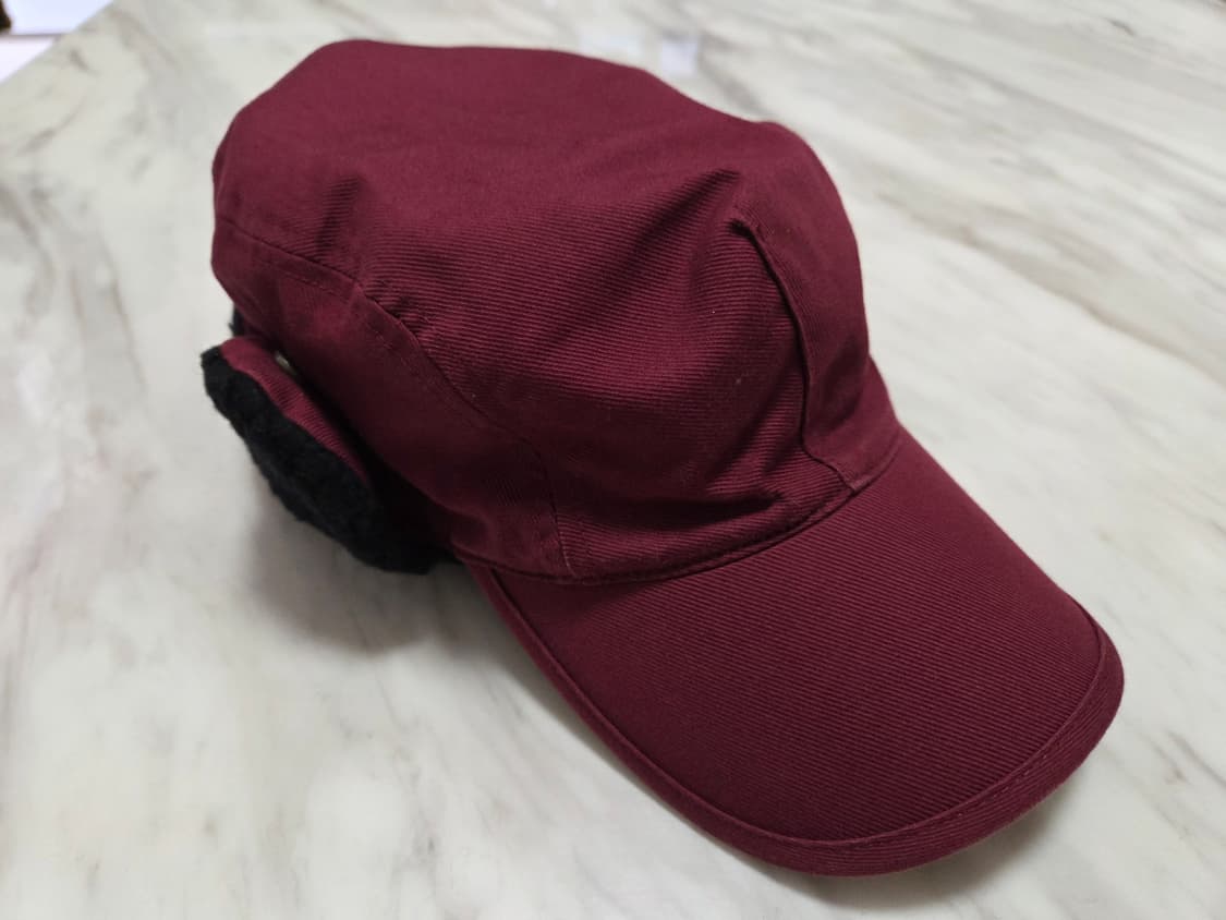 Y-3 요지야마모토 버건디 군모 상품이미지6