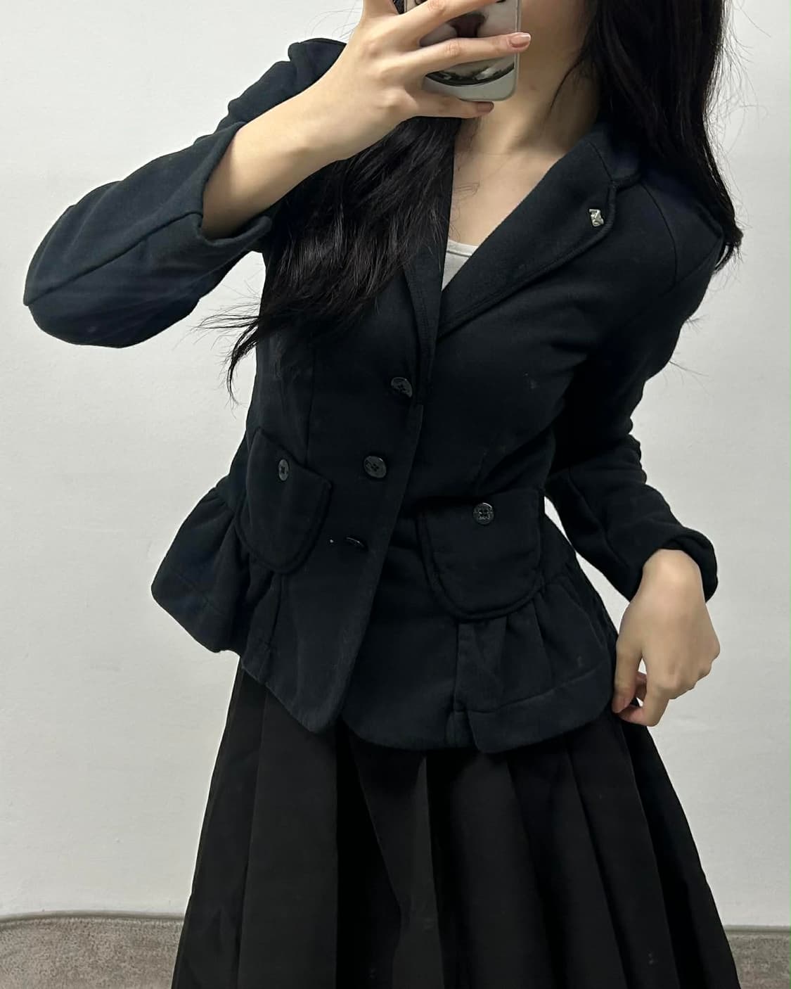 [M] 아르마니 진스 3B 코튼 블레이져 자켓 상품이미지4