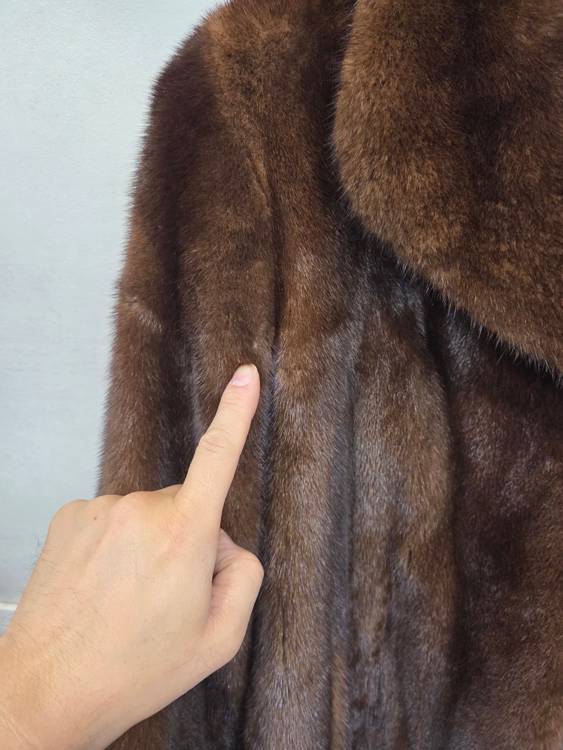 우단 모피 코트 77 상품이미지7