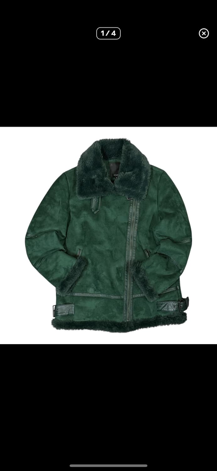 (바배) 보니 알렉스 그린 여성 무스탕 자켓 상품이미지1