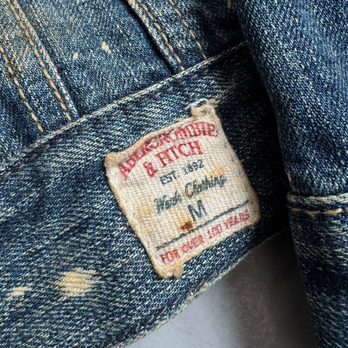 아베크롬비 Y2K 워싱 빈티지 트러커 데님자켓 상품이미지6