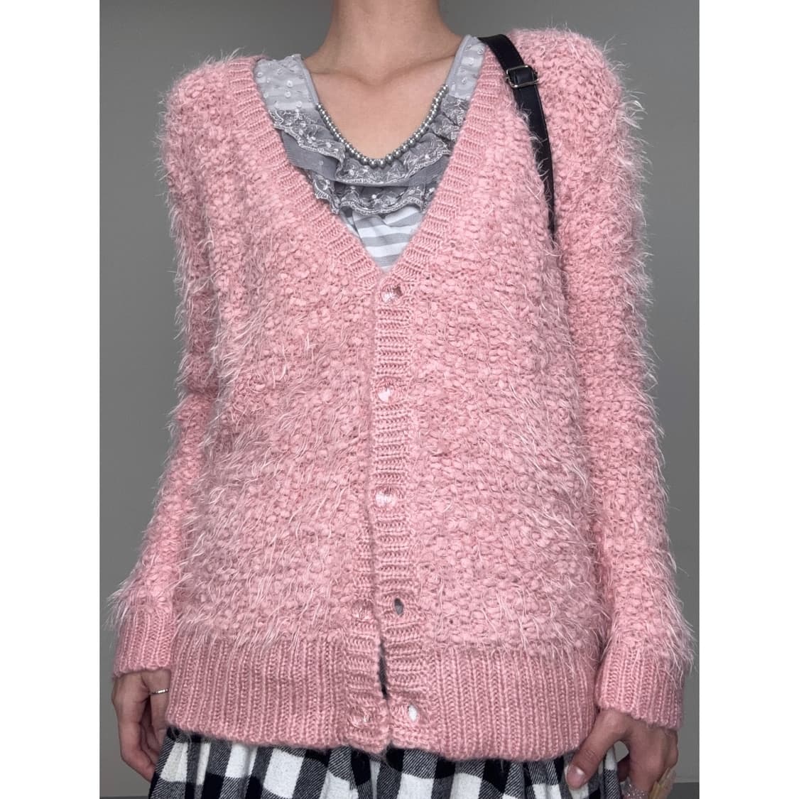 빈티지 그레이 슬리브리스 상품이미지3