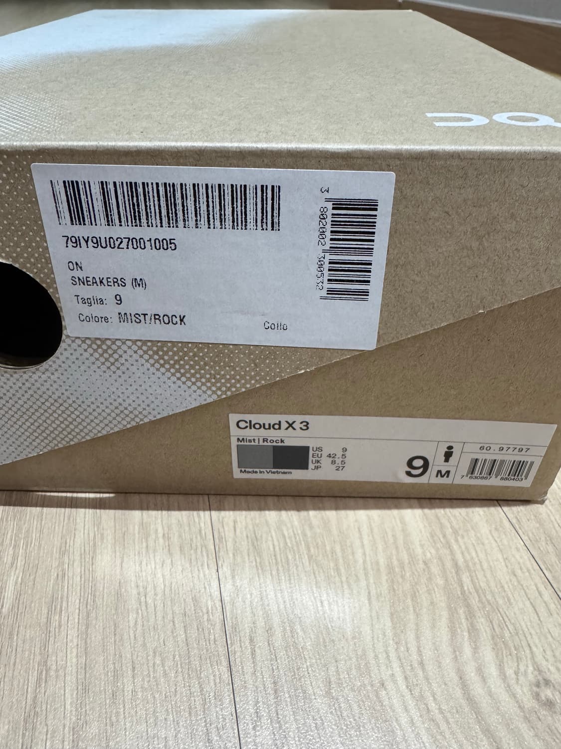 온러닝 클라우드 x 3 미스트 락 275 상품이미지3