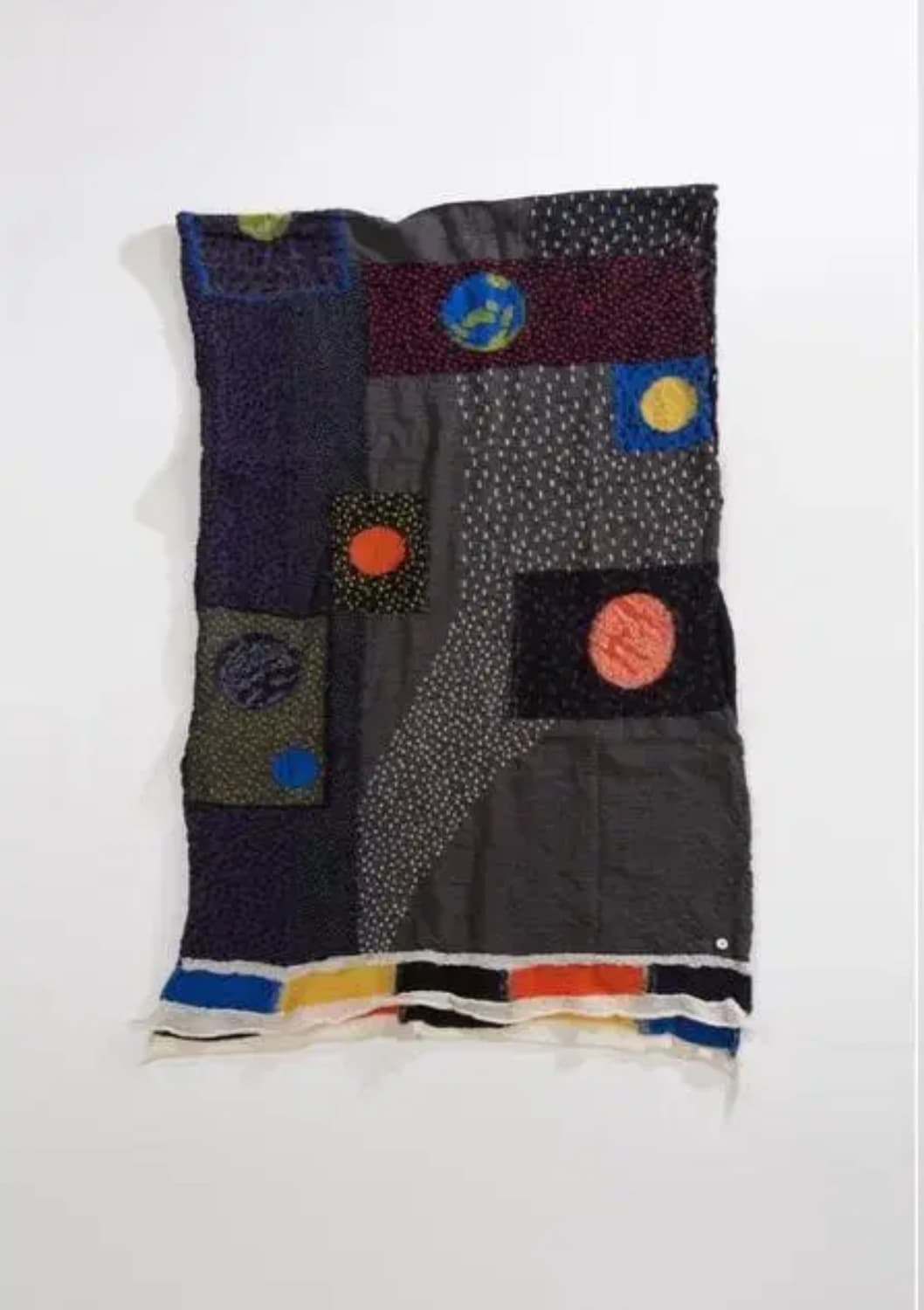 캐피탈 우주패턴 울 머플러 새상품 상품이미지3