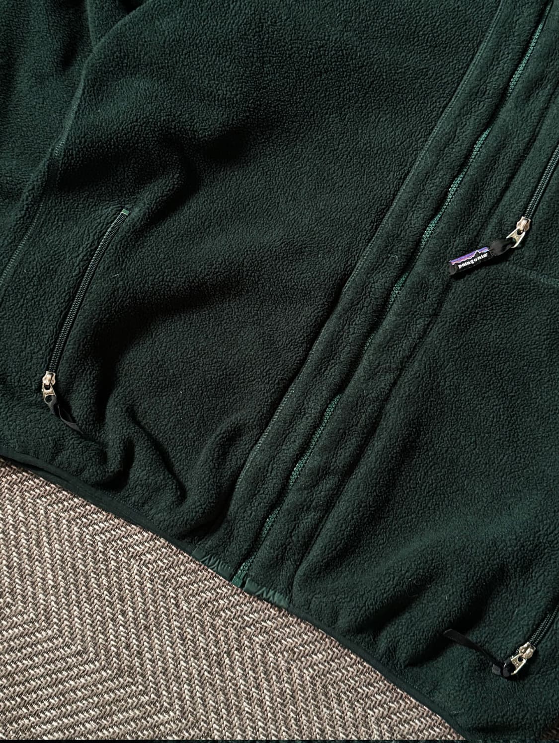 90s USA 파타고니아 신칠라 플리스 집업 자켓 (105-110) 상품이미지4