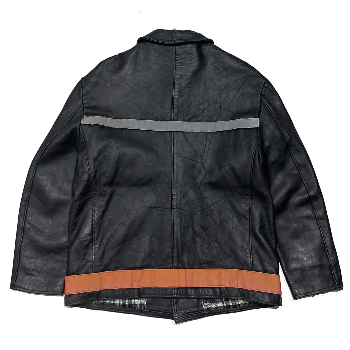 80s 프렌치 파이어맨 가죽 자켓 (100~105) 상품이미지2
