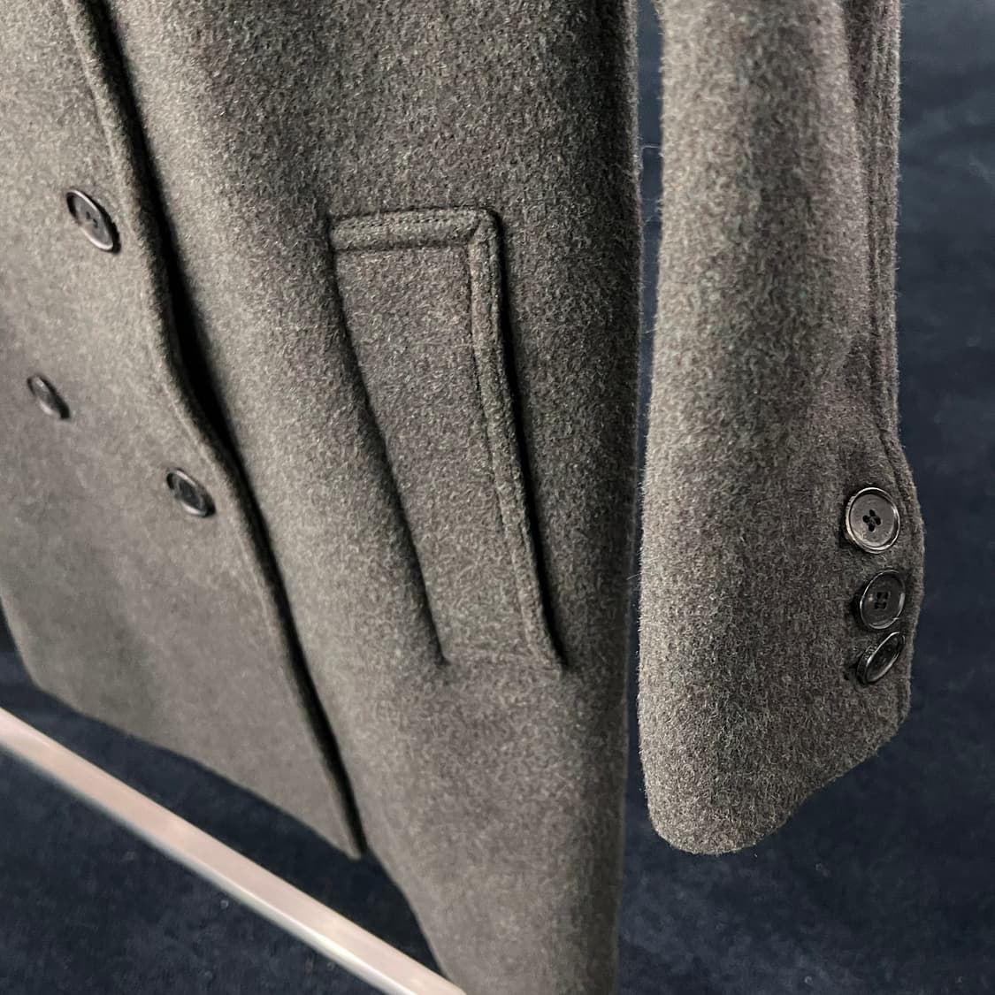 [55] TOMBOY 톰보이 앙고라 더블 브레스티드코트 상품이미지4