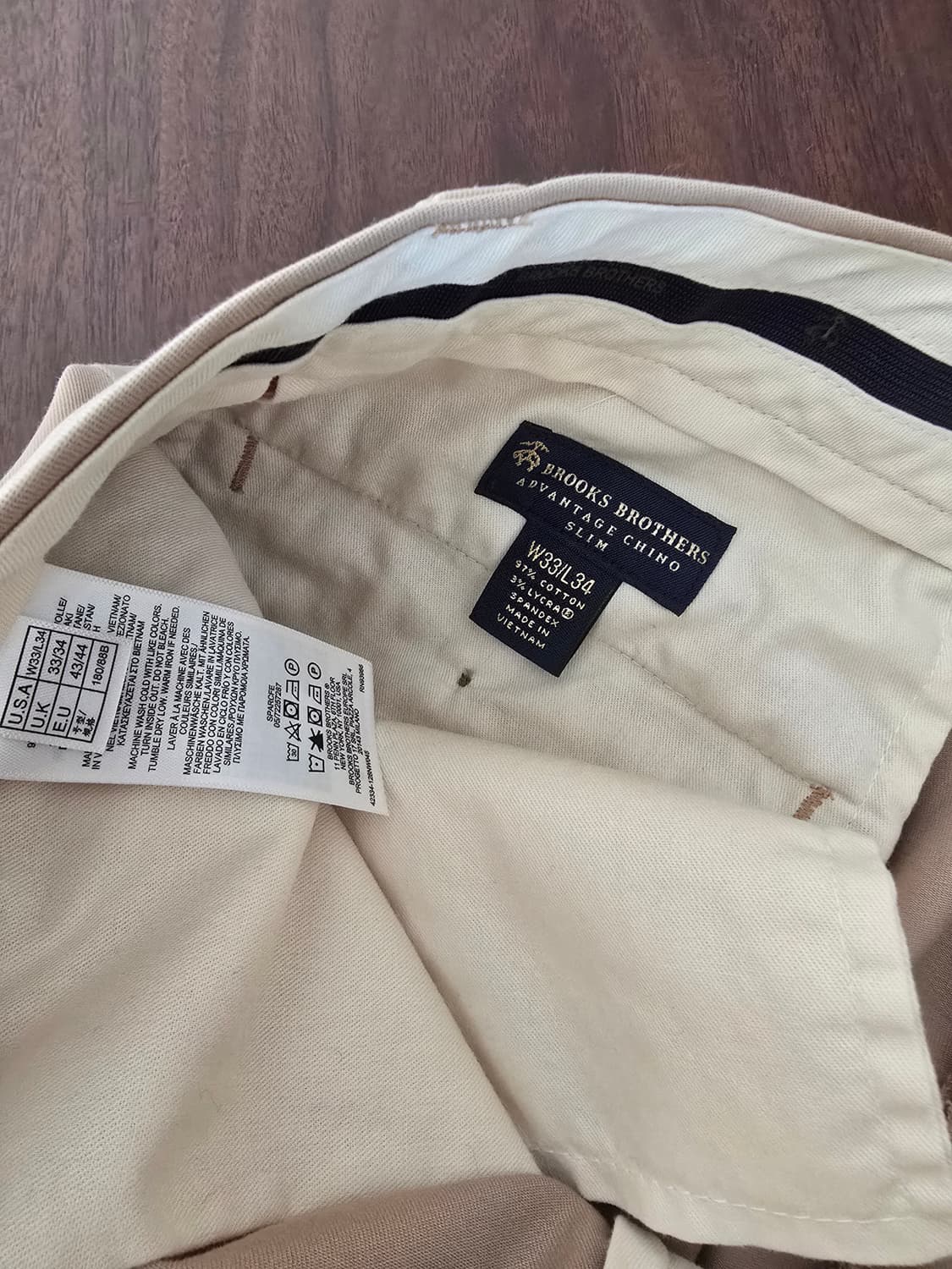 브룩스브라더스 어드밴티지 치노 밀라노핏 브리티쉬카키 33 상품이미지2