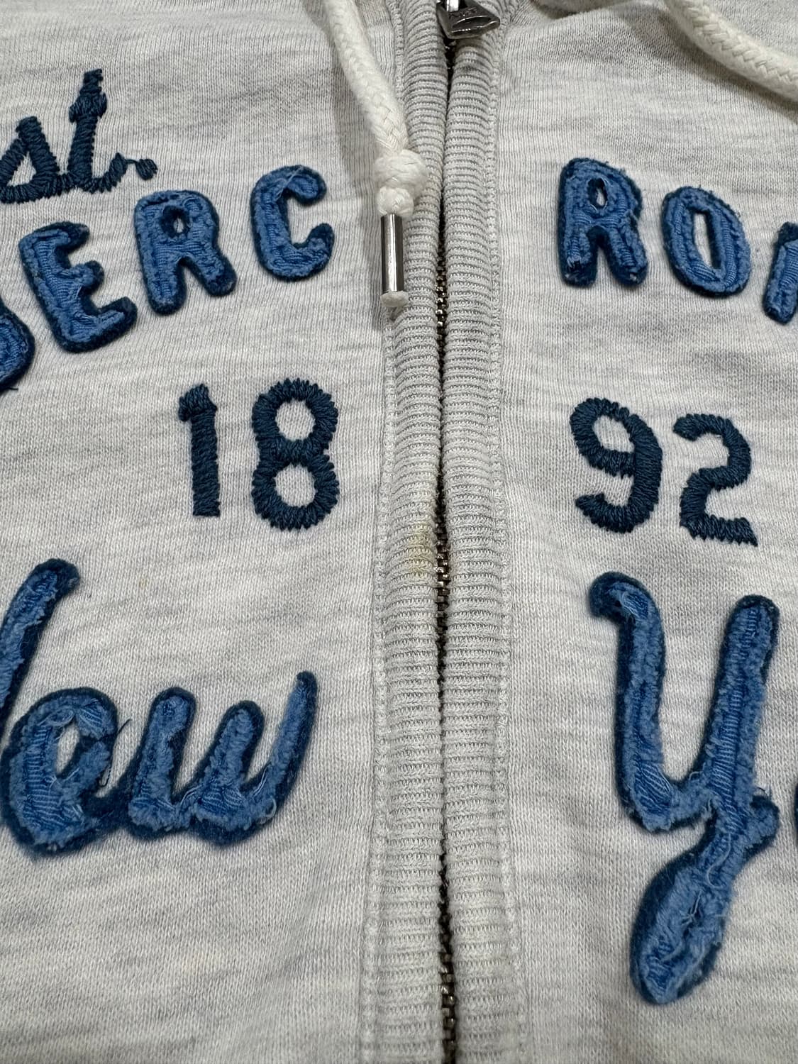 [대장급]아베크롬비 딱붙핏 후드집업 화이트 상품이미지2