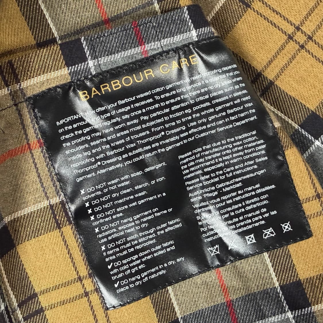 바버 비데일 왁스 자켓 상품이미지6