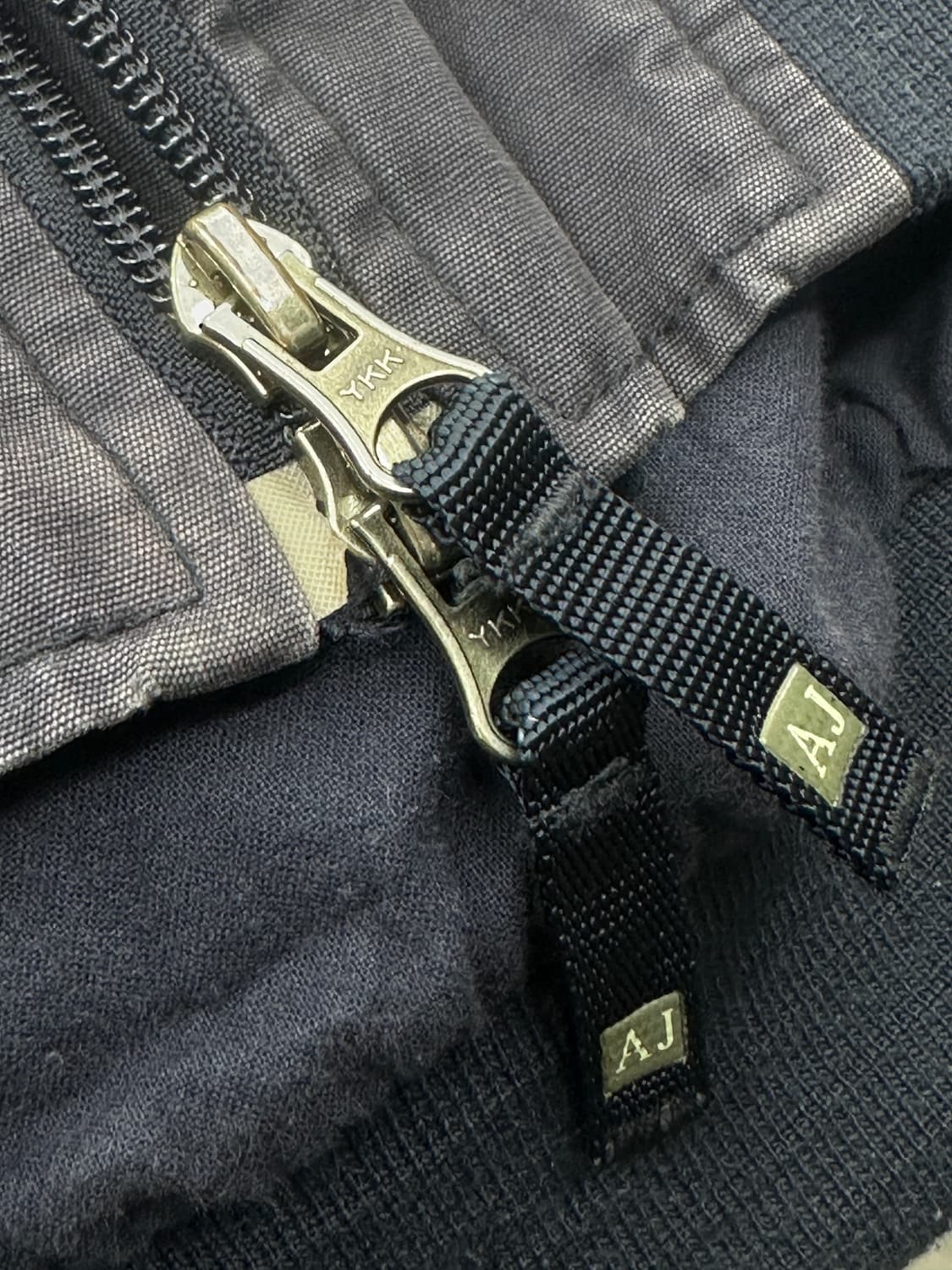 00s Armani Jeans 페이디드 봄버 자켓 XL 상품이미지7