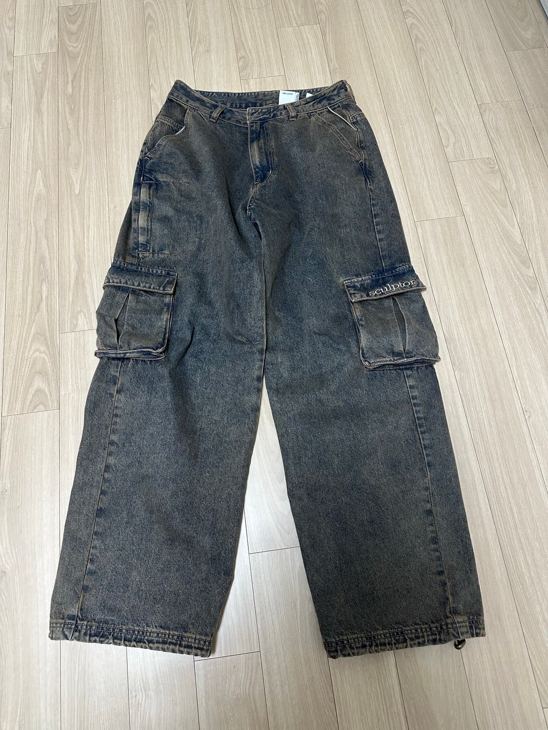 스컬프터 카고 조거 팬츠 빈티지 브라운 M 상품이미지3