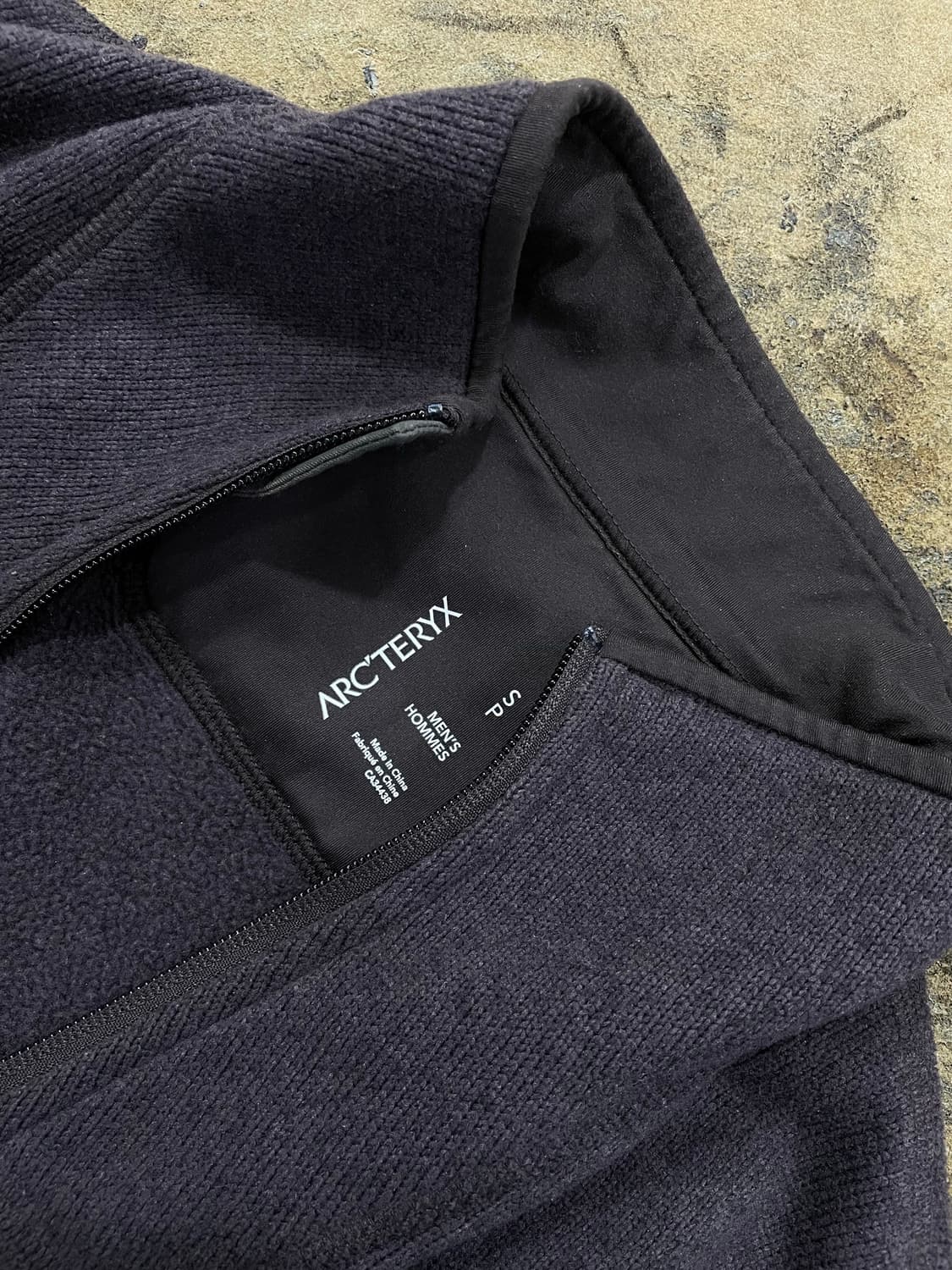 아크테릭스/딥퍼플 풀집업 가디건자켓(S) 상품이미지3