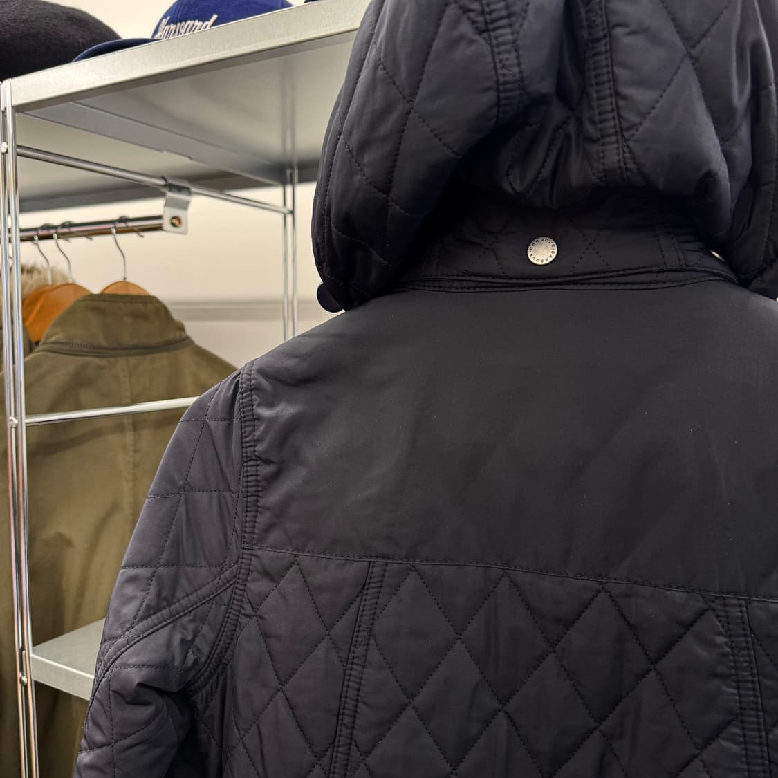 바버 우먼스 사우스 쉴즈 퀼팅 자켓 (S)   상품이미지5
