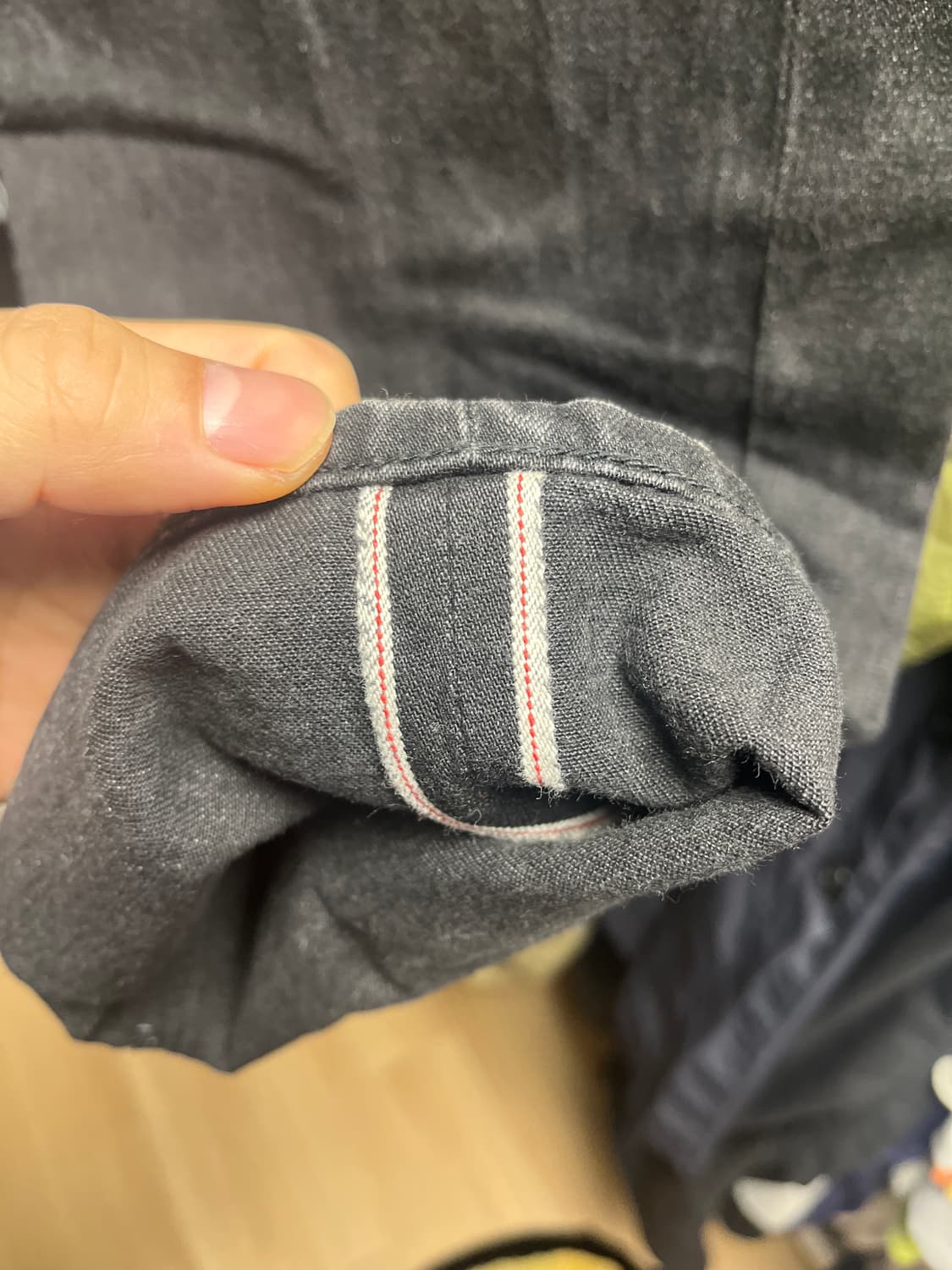 굿이너프 프라그먼트 흑청 데님 34 상품이미지7