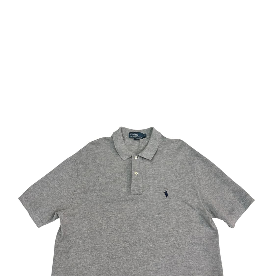 폴로 랄프로렌 그레이 반팔 롱 카라티  상품이미지2