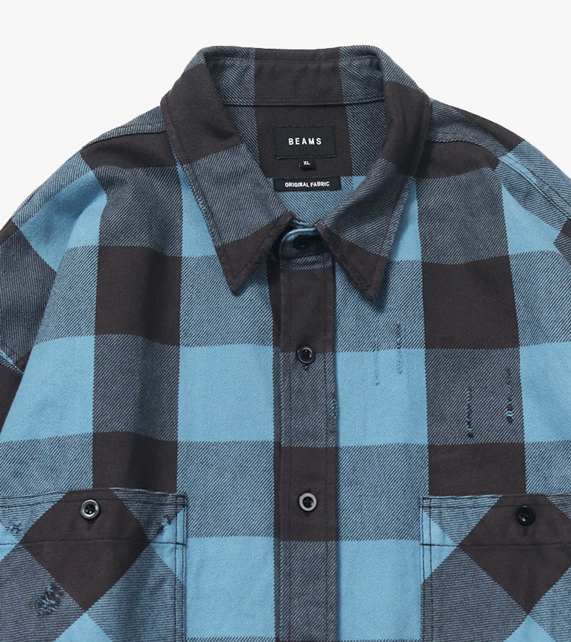 BEAMS - DAMAGE CHECK SHIRT 상품이미지6