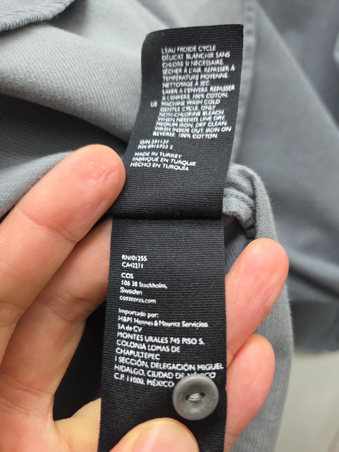 코스 오버사이즈 코듀로이 셔츠 상품이미지7