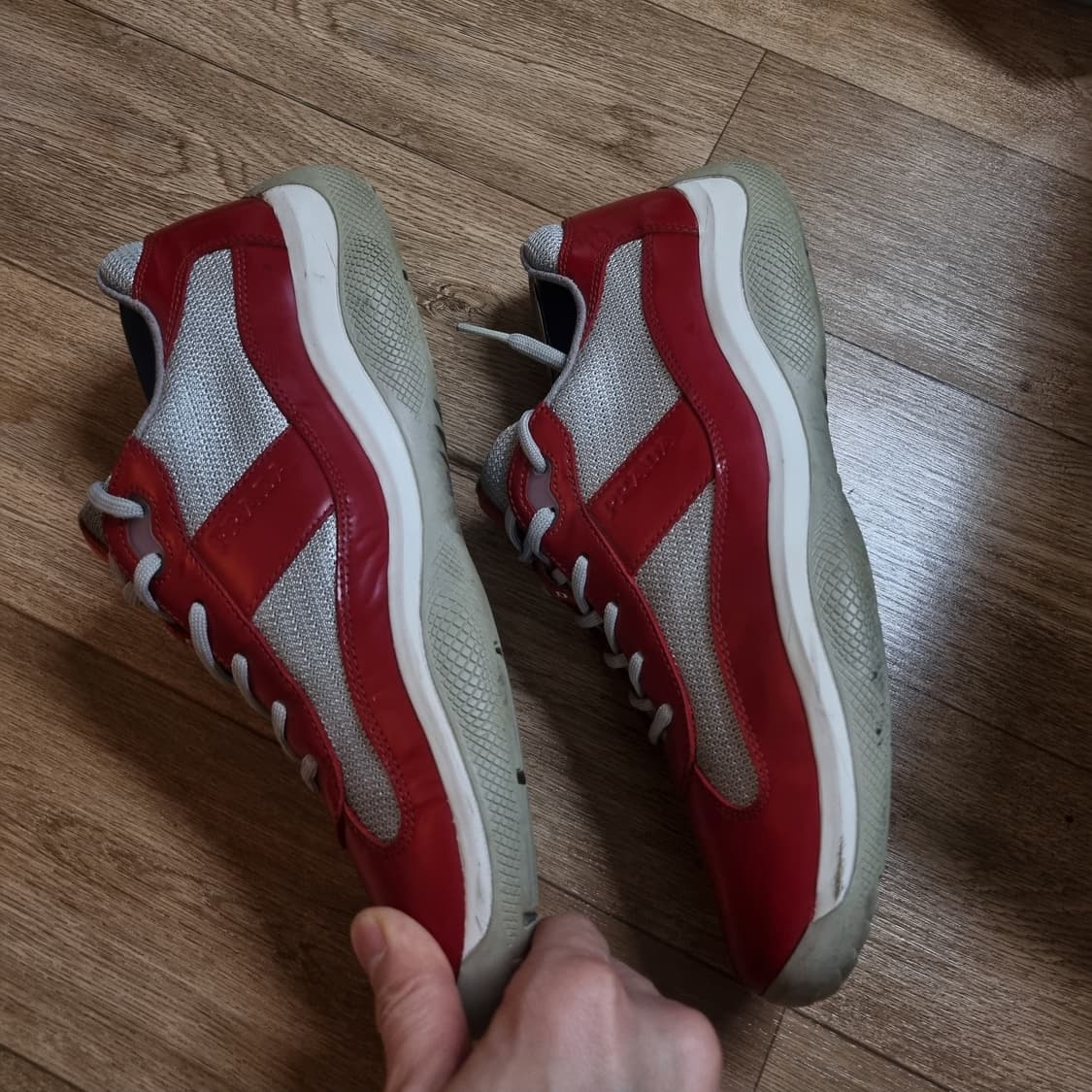 프라다 아메리칸컵 uk9 레드 상품이미지6