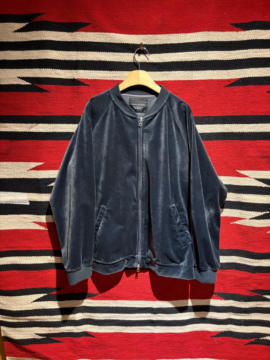 Japanese velour jacket / 벨루어 트랙자켓 블루종 상품이미지1