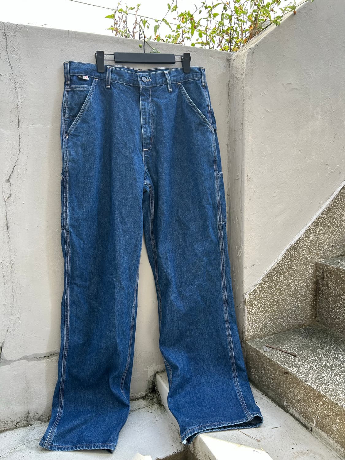 *rare* 빈티지 칼하트 로고 와이드 카펜터 데님팬츠 상품이미지6