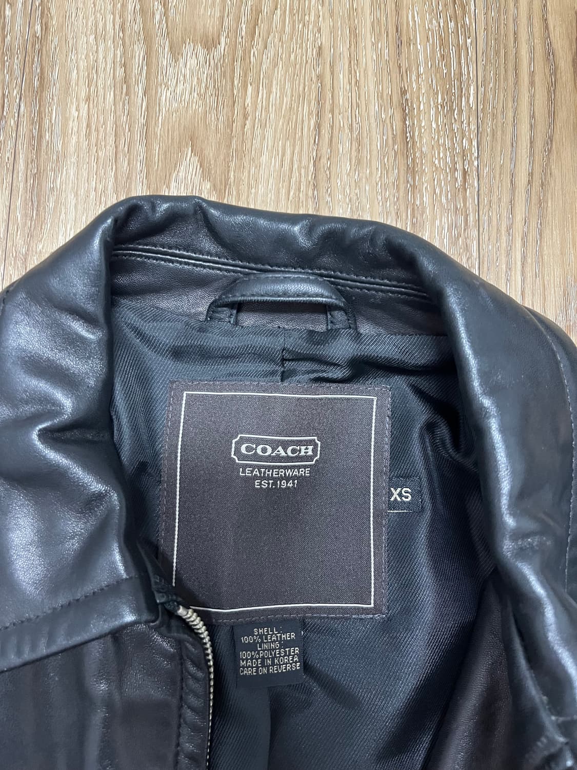 코치 가죽 자켓 상품이미지2