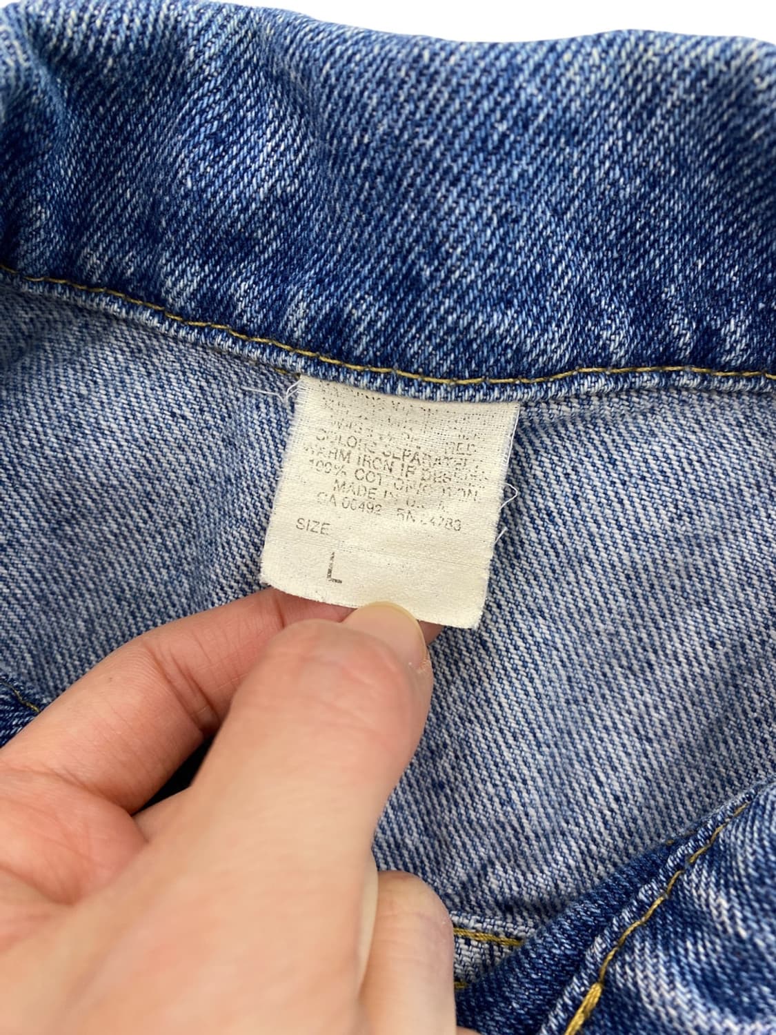 90‘s 리 데님 트러커 자켓 상품이미지9