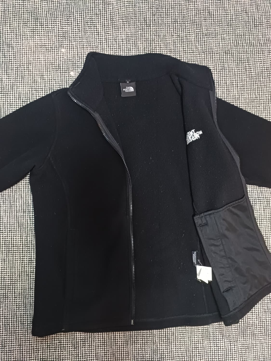 노스페이스 블랙 플리스 자켓 상품이미지3