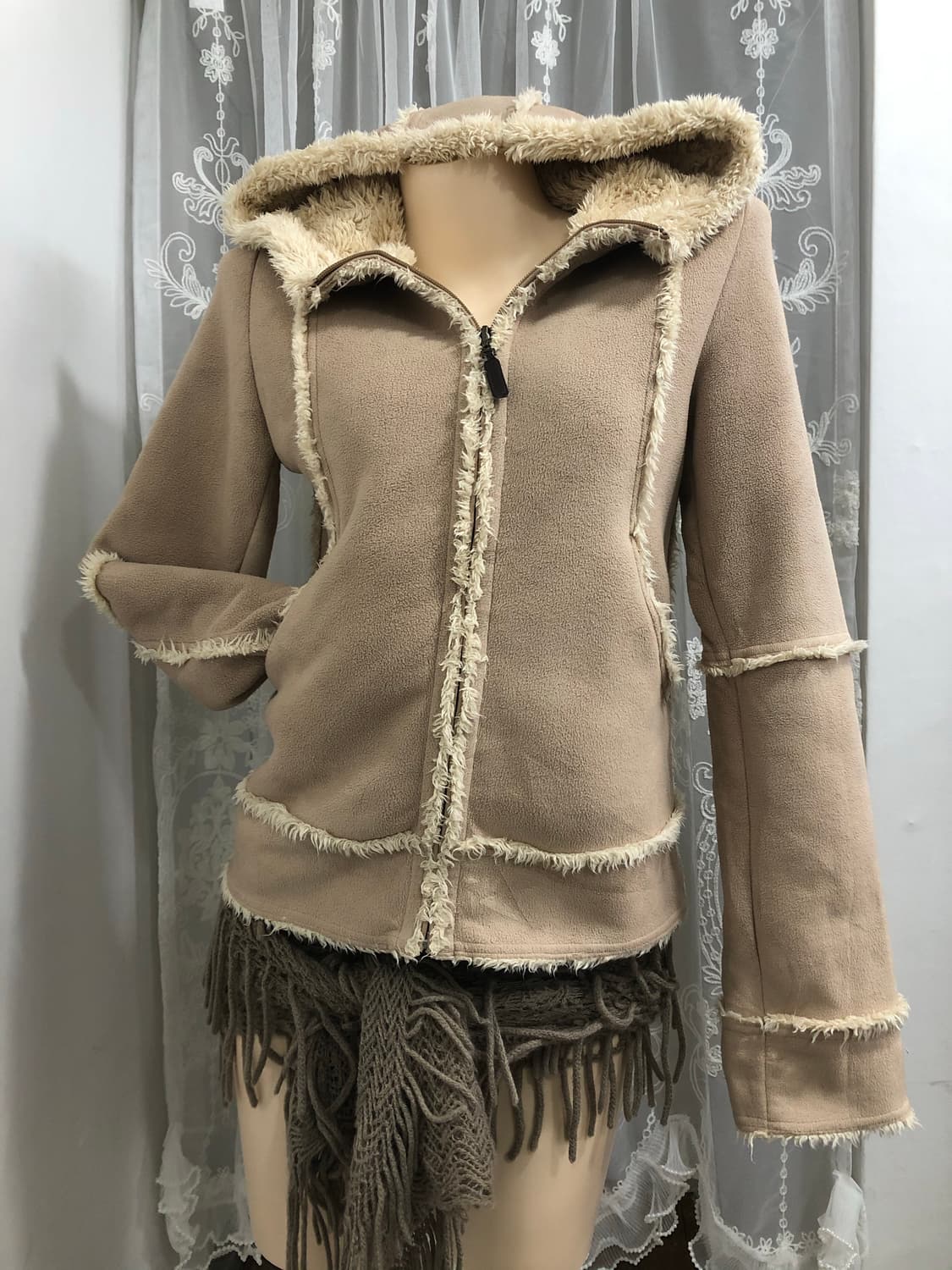 beige soft mustang jacket 상품이미지2