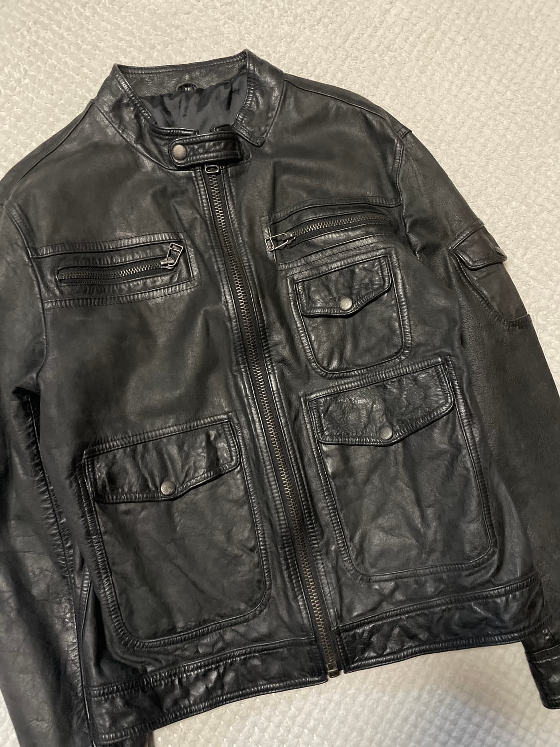 [50] L'homme en cuir 웨스턴 무드 소가죽 포켓 레더 상품이미지7