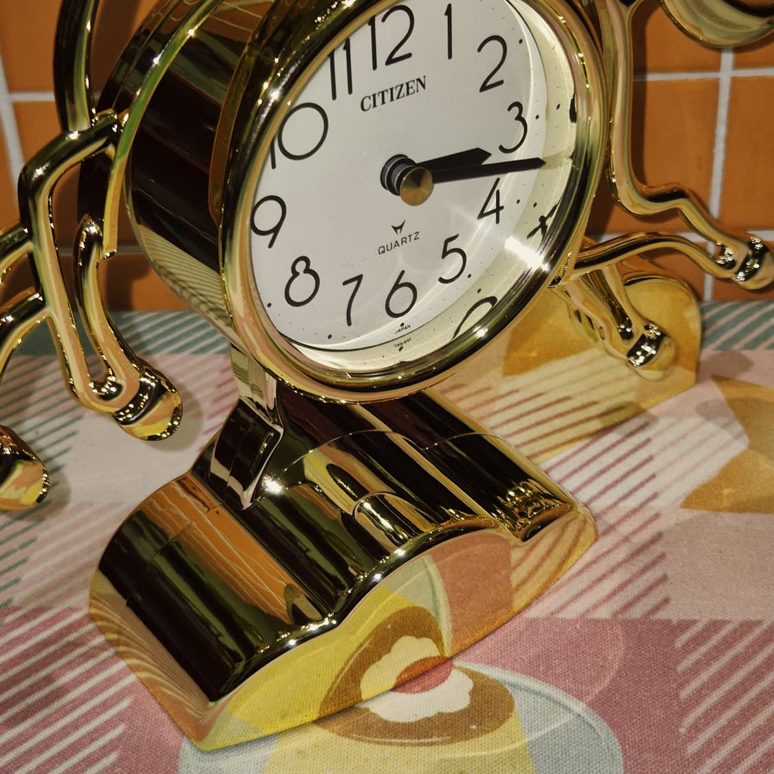 86s 시티즌 골드 페가수스 흔들 탁상 시계 상품이미지9