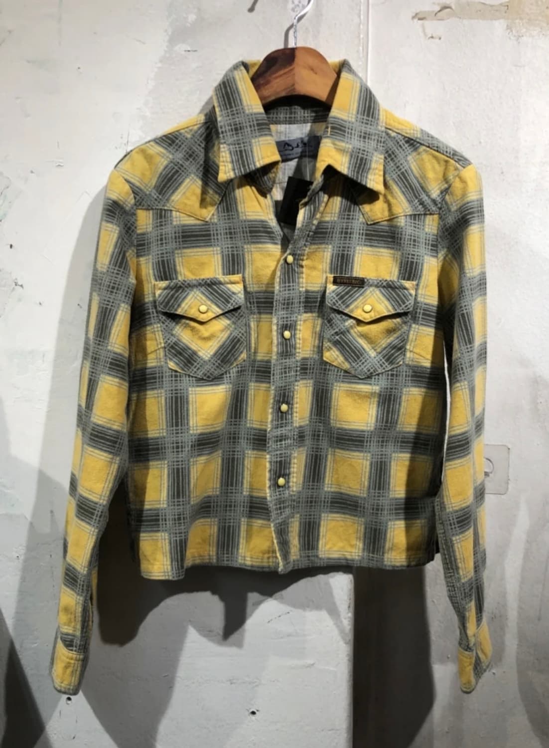 [9107]Hysteric Glamour check crop shirt 상품이미지4