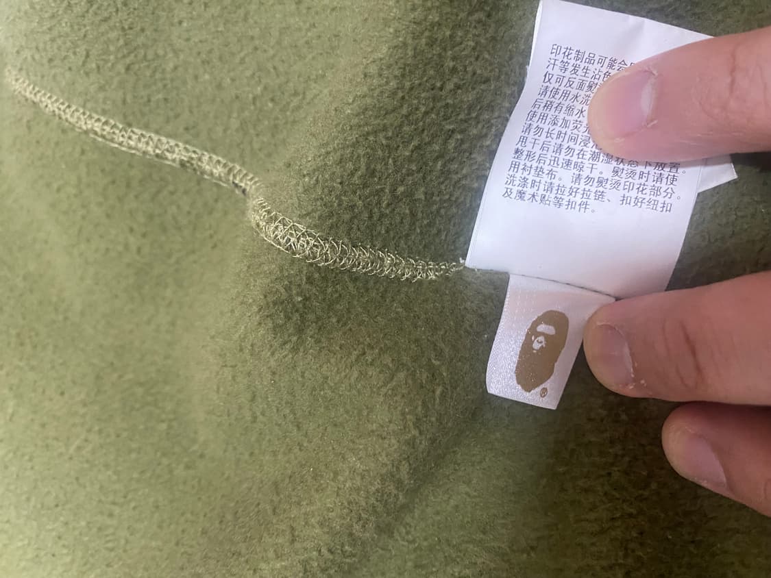 베이프 1ST 카모 크레이지 컬리지 후드집업 상품이미지8