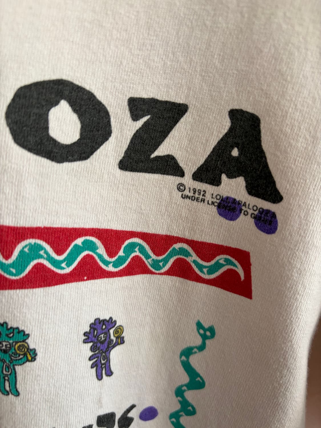 1992 롤라팔루자 티셔츠 상품이미지3