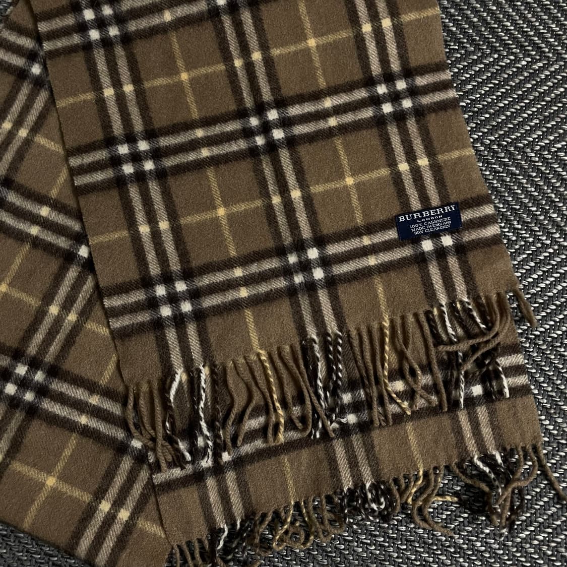 버버리 아카이브 노바체크 캐시미어 머플러y 3159 상품이미지3