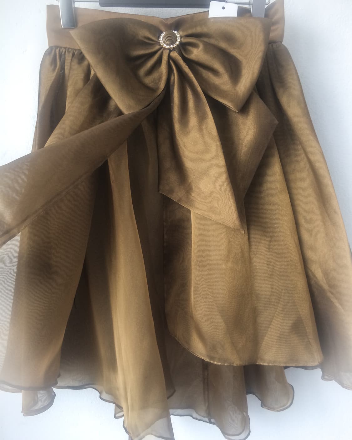 Ribbon point layered skirt 상품이미지3