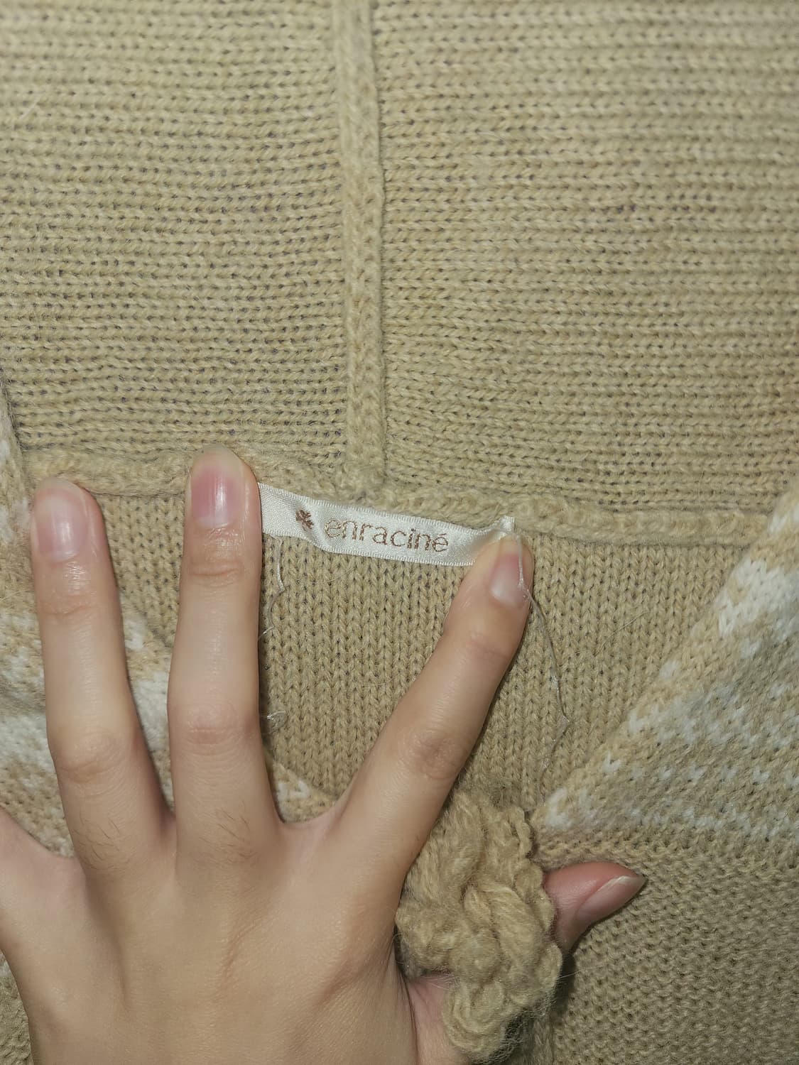 옐로우 브라운 니트 상품이미지4