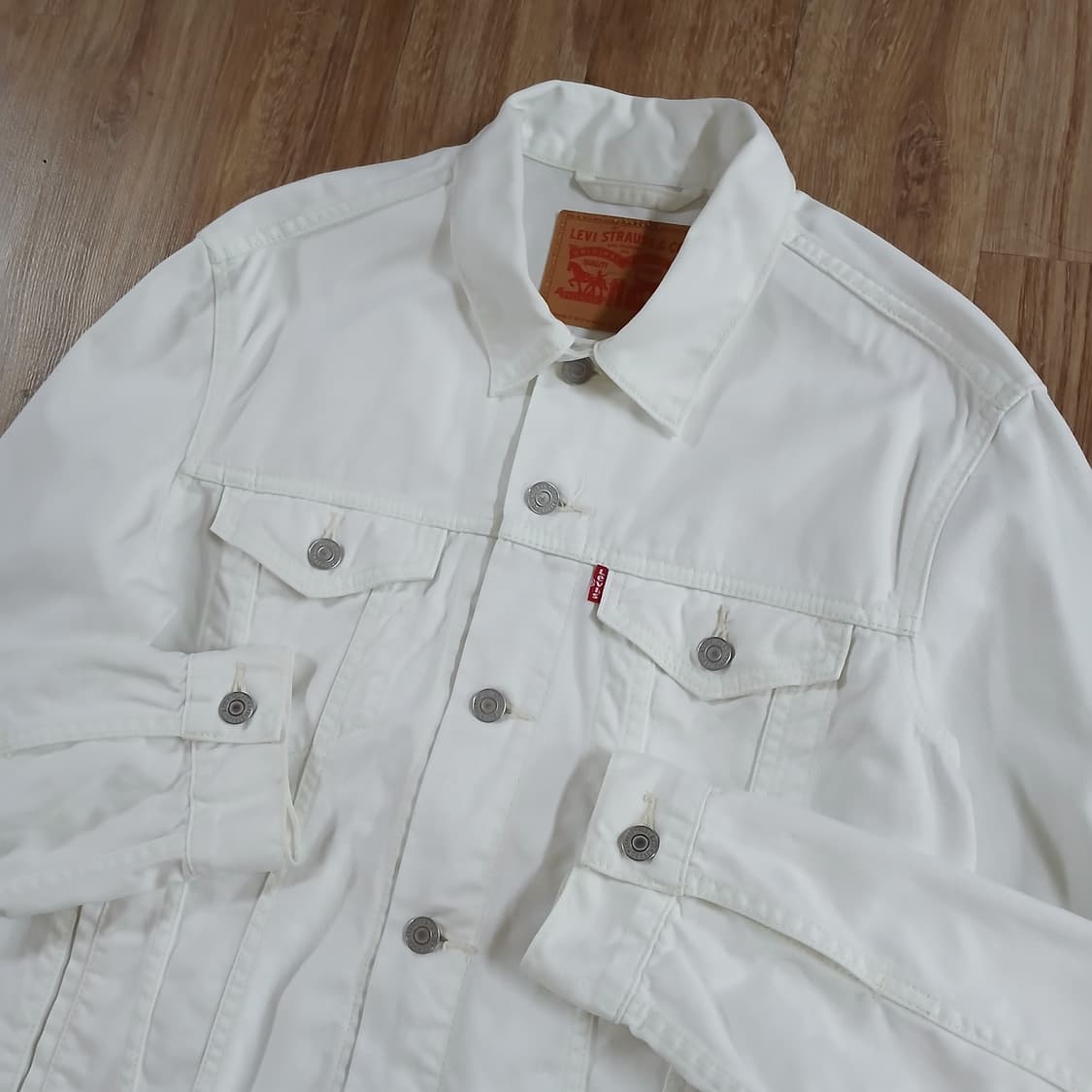 levis 리바이스 화이트 데님 트러커 자켓 상품이미지3