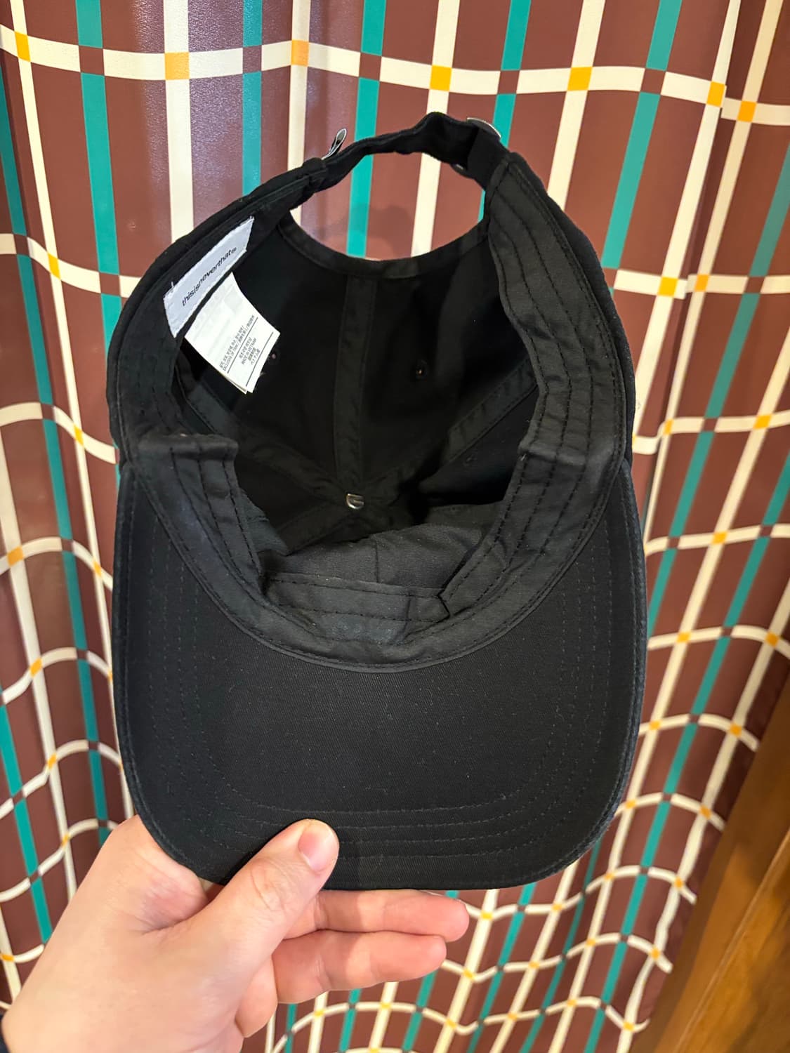 디스이즈네버댓 블랙 볼캡 모자 상품이미지5