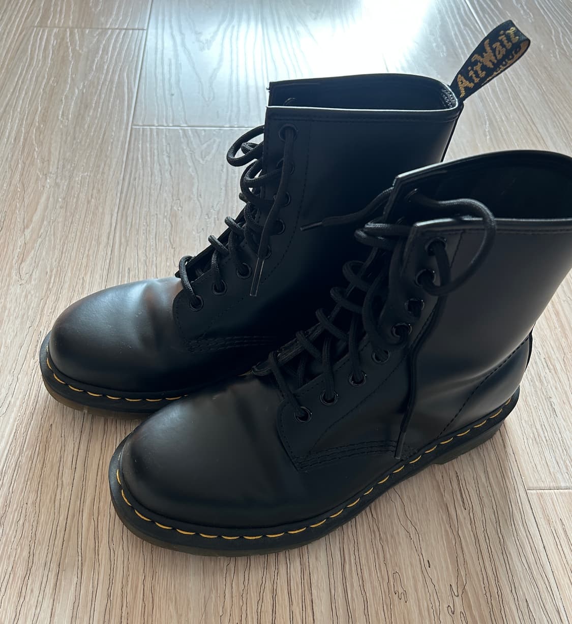 닥터마틴 1460 스무스 레더 레이스업 부츠 블랙 상품이미지3