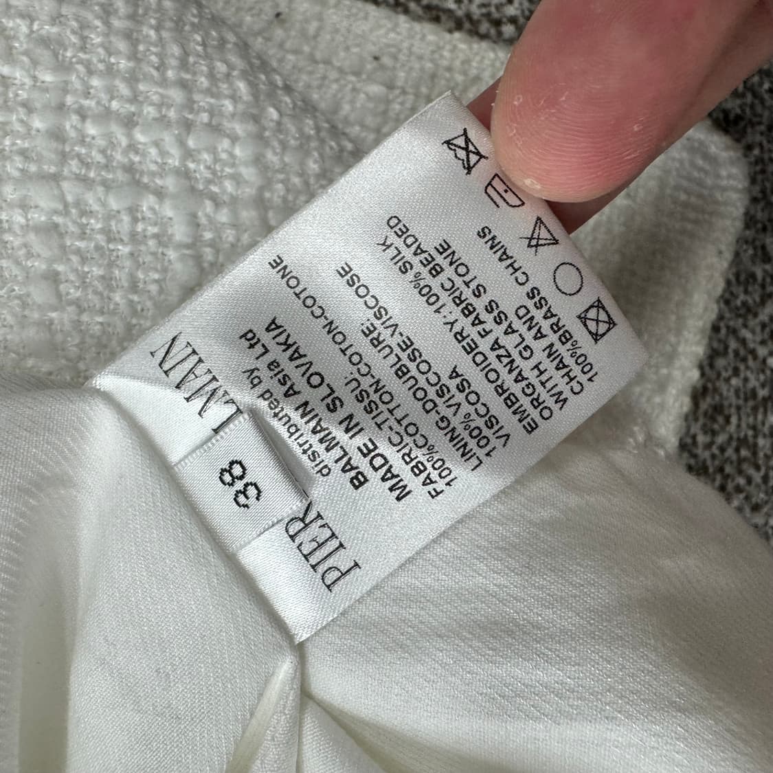 발망 밀리터리 트위드 자켓  상품이미지6