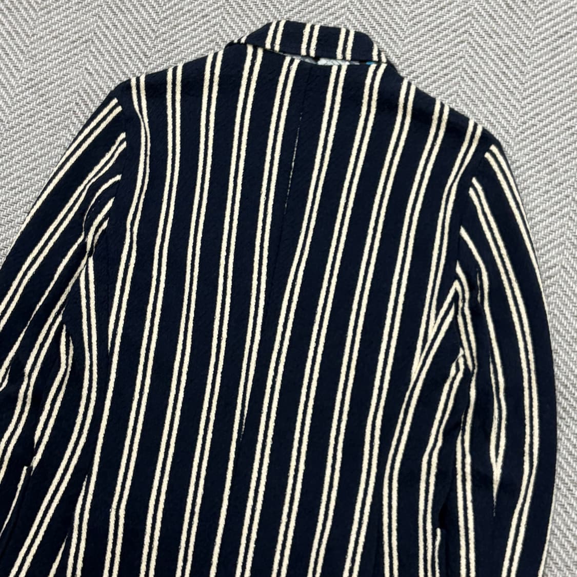 비오비 스트라이프 싱글 브레스트 블레이저 v1480 상품이미지4