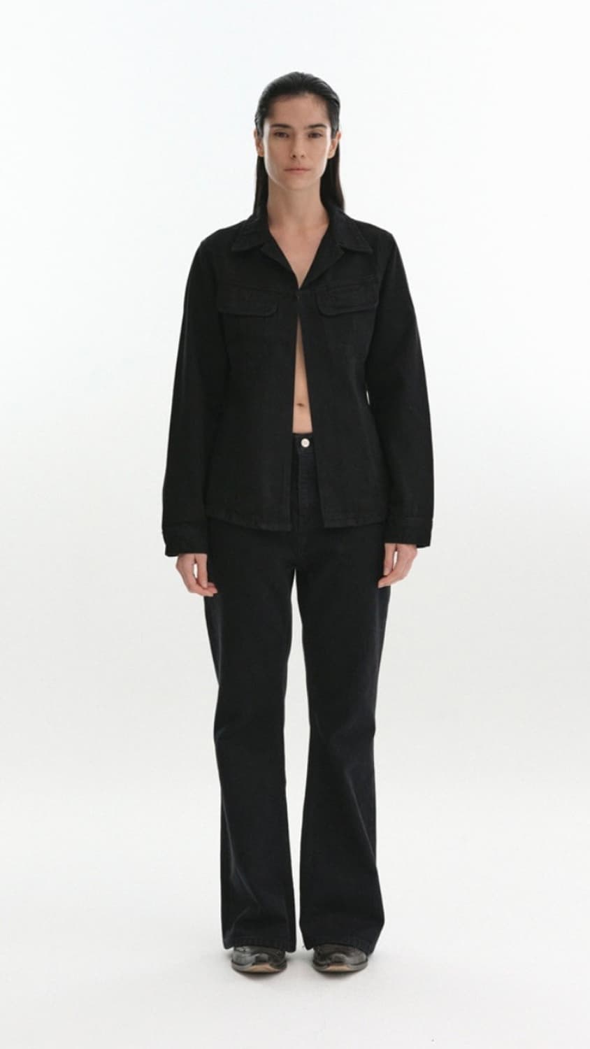 (당일발송/택 O) 리포스 데님 셔츠 자켓 판매합니다. 상품이미지1