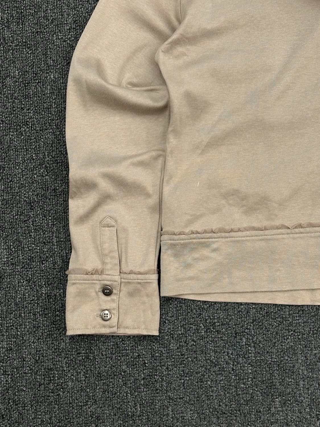 40)Japanese vintage 여성 스터드 트리밍 러플 디테일 후드 상품이미지9