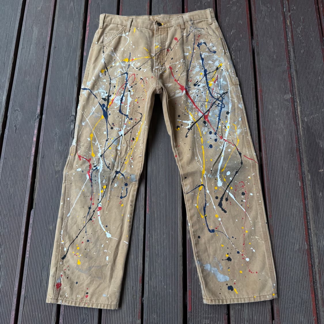 디키즈 페인팅 워크팬츠 브라운 상품이미지1