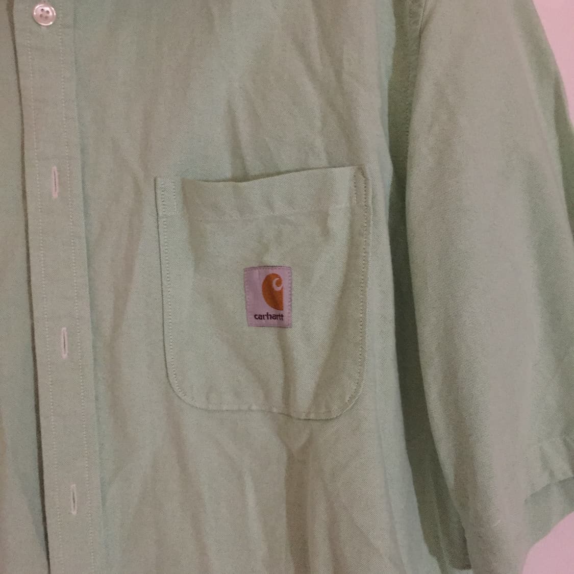 칼하트 반팔 셔츠 L 민트 상품이미지4