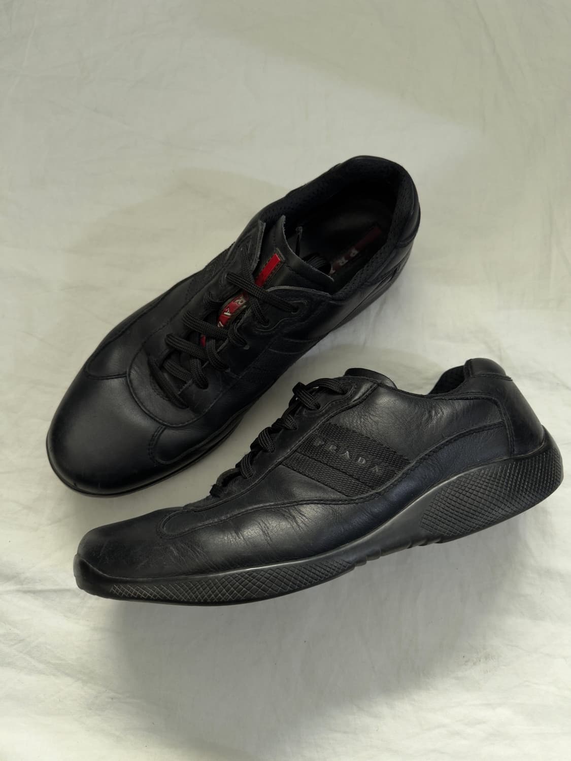 프라다 스포츠 아메리카컵 트리플블랙 스니커즈 상품이미지1