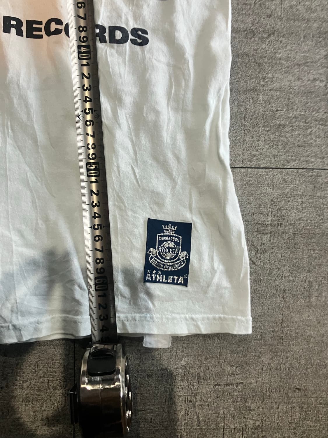 일본빈티지 Athleta 핀터깔y2k 고딕펑크 올드스쿨 반팔티셔츠 상품이미지4