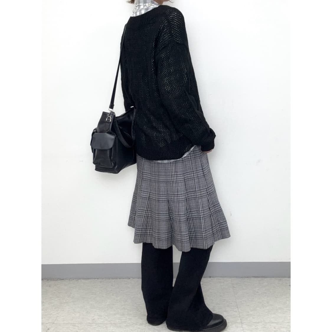 빈티지 블랙 니트 상품이미지3